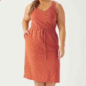 EUC Duluth Trading To ‘n’ Flow Midi Tank Dress